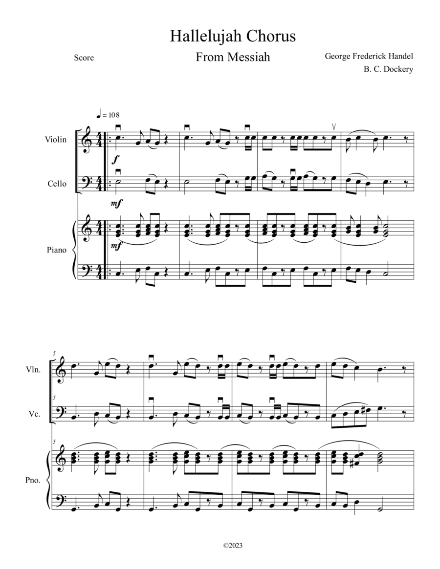 Hallelujah instrumental piano violin clearance cello