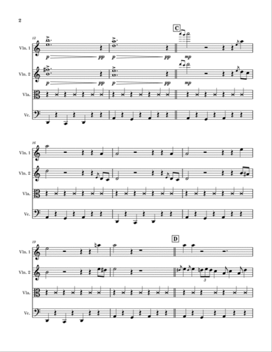 Unsquare Dance String Quartet scores gallery preview page 2