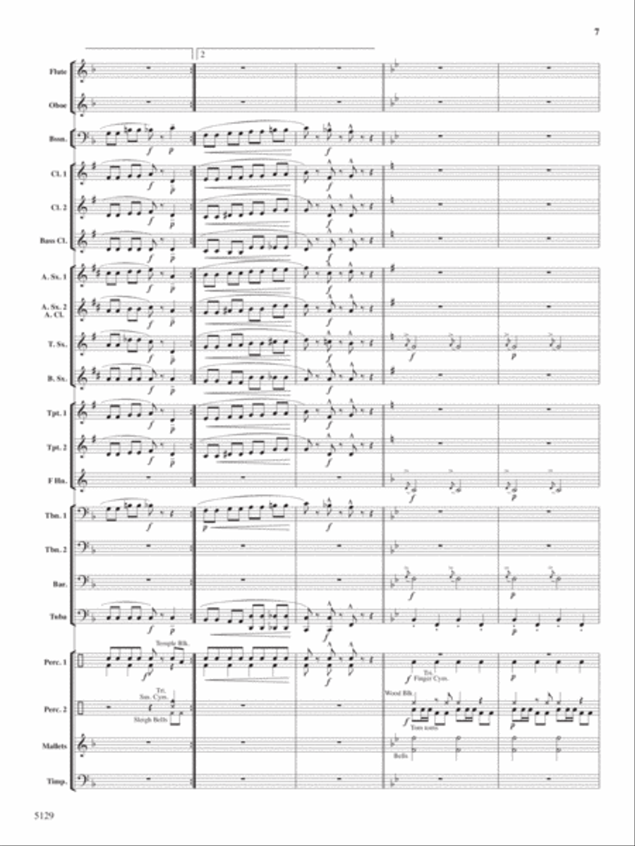 Witch's Dance Concert Band scores gallery preview page 7