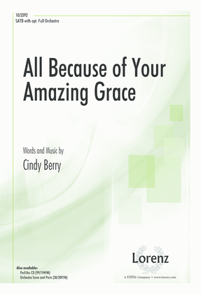 Book cover for All Because of Your Amazing Grace