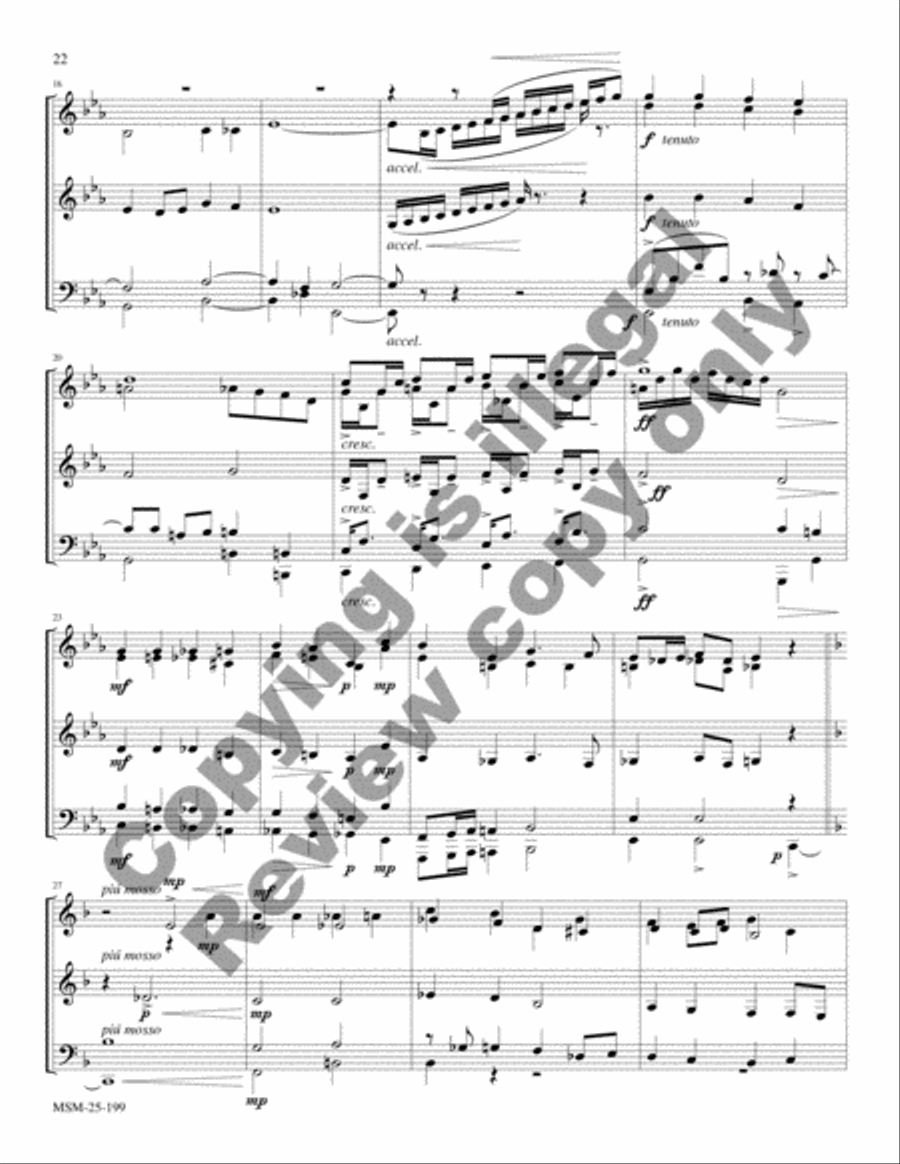 Christmas Jazz for Brass Quintet, Set 2 Brass Quintet scores gallery preview page 23