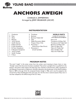 Anchors Aweigh: Score