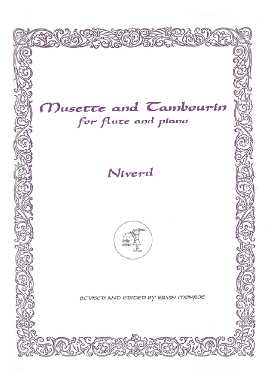 Musette and Tambourin Musette and Tambourin Flute Solo scores gallery preview page 1