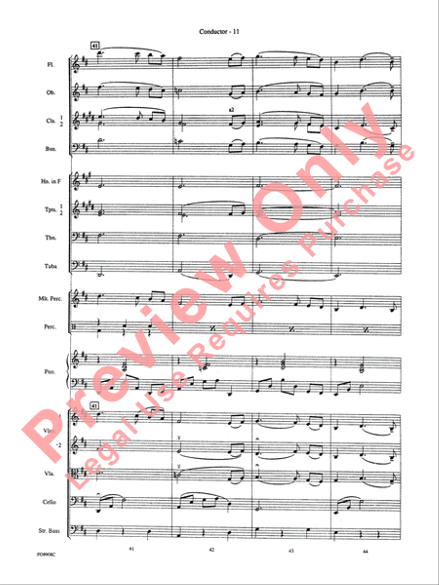 Ashokan Farewell Full Orchestra scores gallery preview page 14