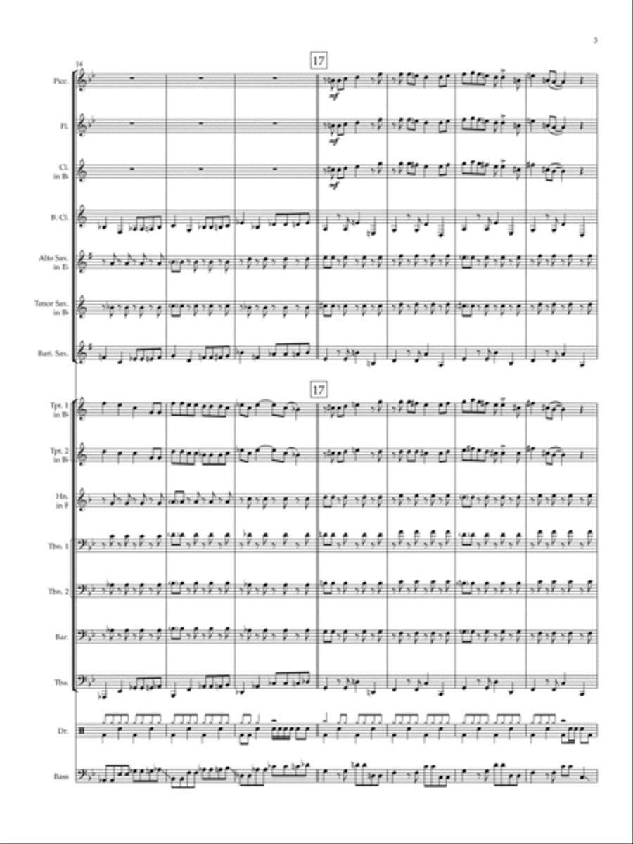 Wrong Way Marching Band scores gallery preview page 5