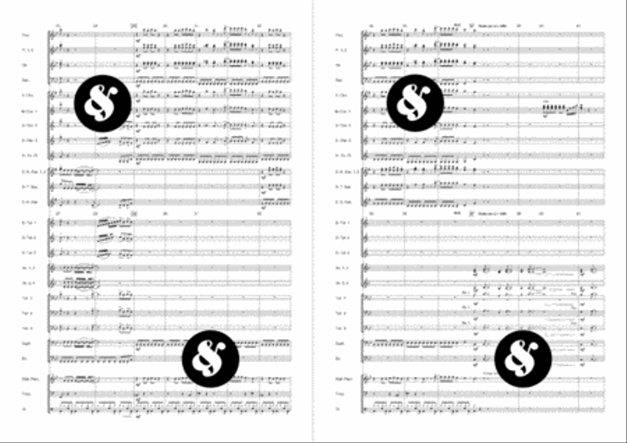 Mamma Mia! Concert Band scores gallery preview page 4