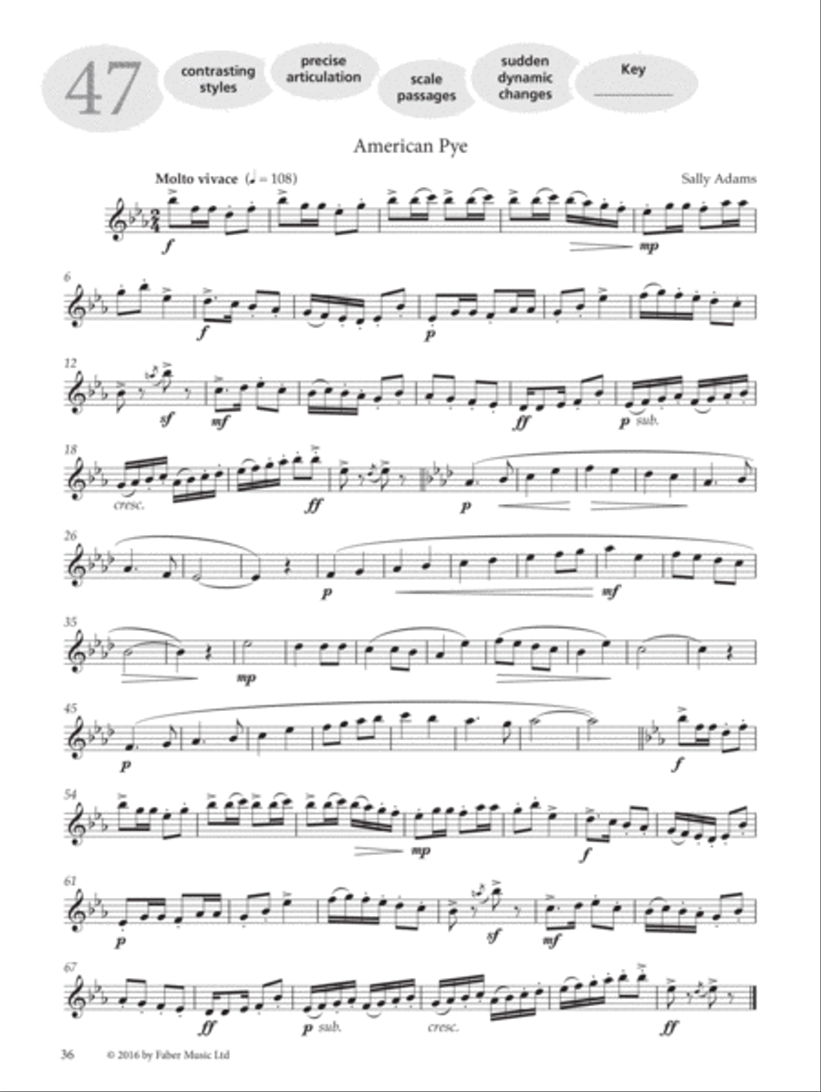 More Graded Studies for Saxophone, Book 1 Saxophone scores gallery preview page 4