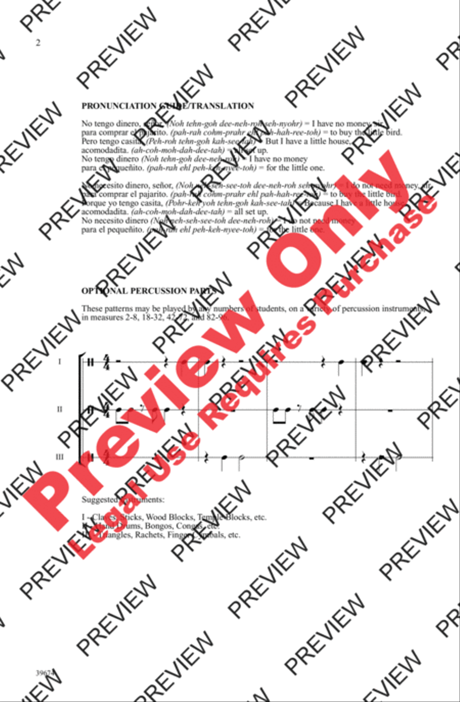 ¡El Pajarito! ¡El Pajarito! 2-Part scores gallery preview page 13