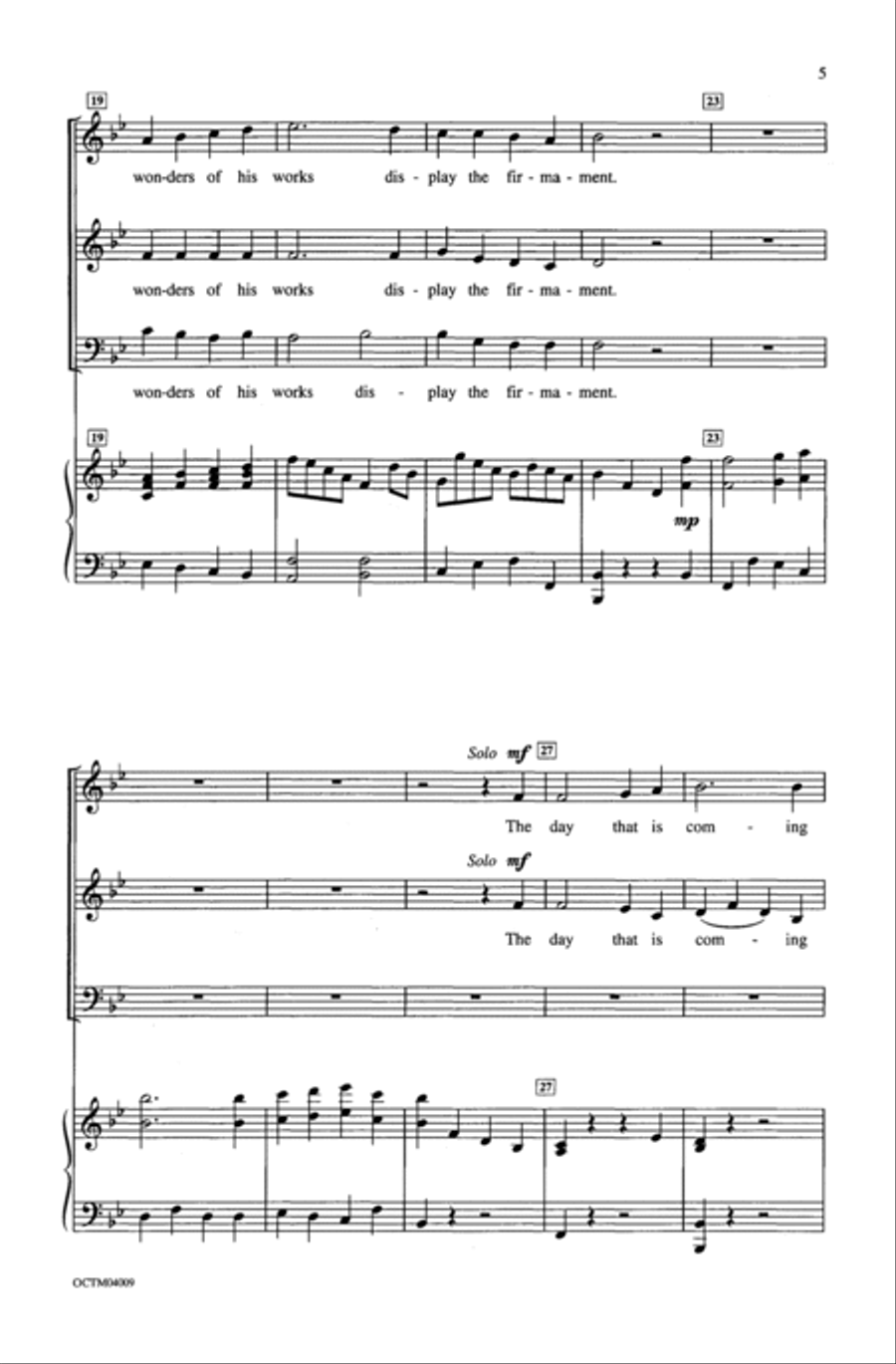 The Heavens Are Telling The Heavens Are Telling 3-Part scores gallery preview page 19