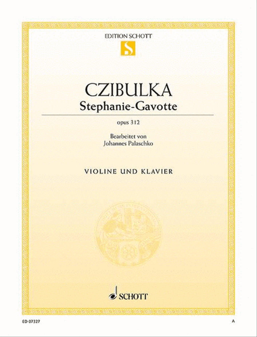 Stephanie Gavotte, Op. 312 Violin Solo scores gallery preview page 1