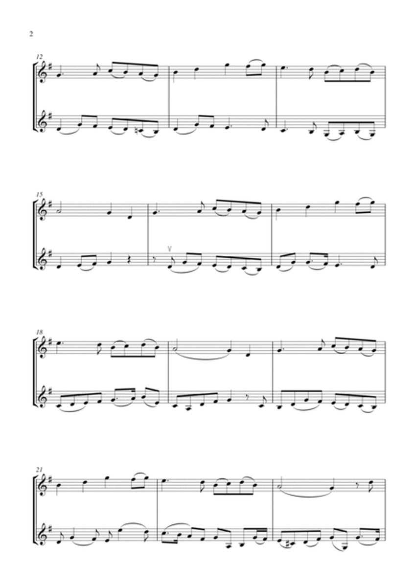 The Minstrel Boy (The Moreen) (for violin duet, suitable for grades 2-5) image number null