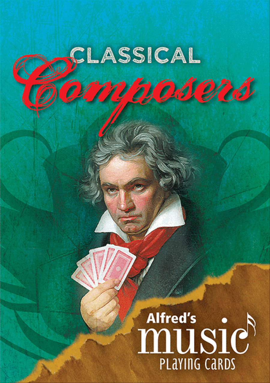 Alfred's Music Playing Cards -- Classical Composers Classroom Materials scores gallery preview page 1