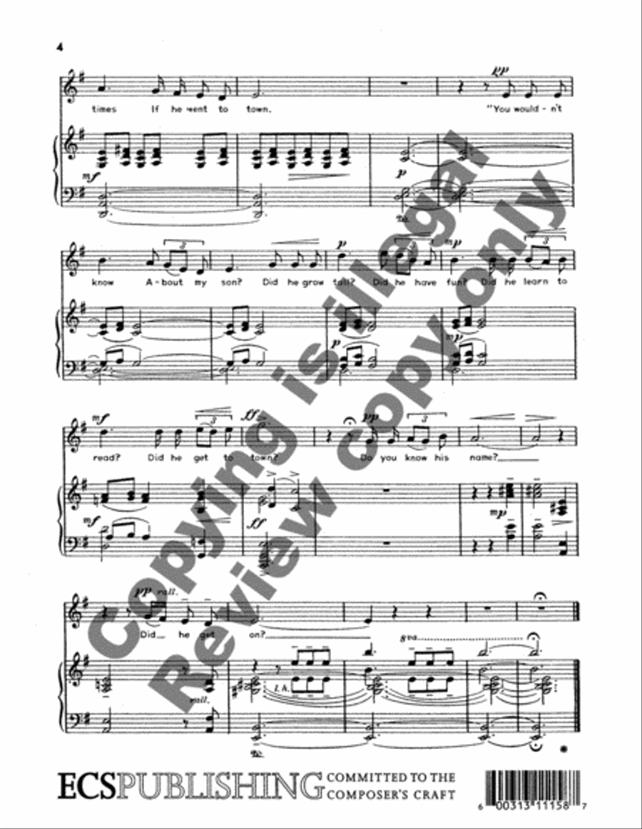 Nancy Hanks High Voice scores gallery preview page 6