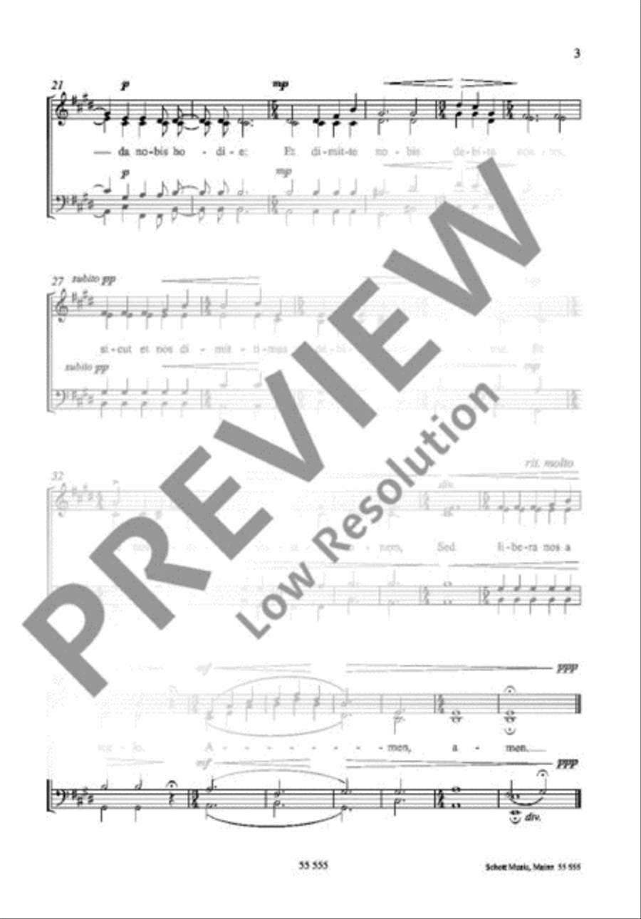 Pater noster 4-Part scores gallery preview page 4
