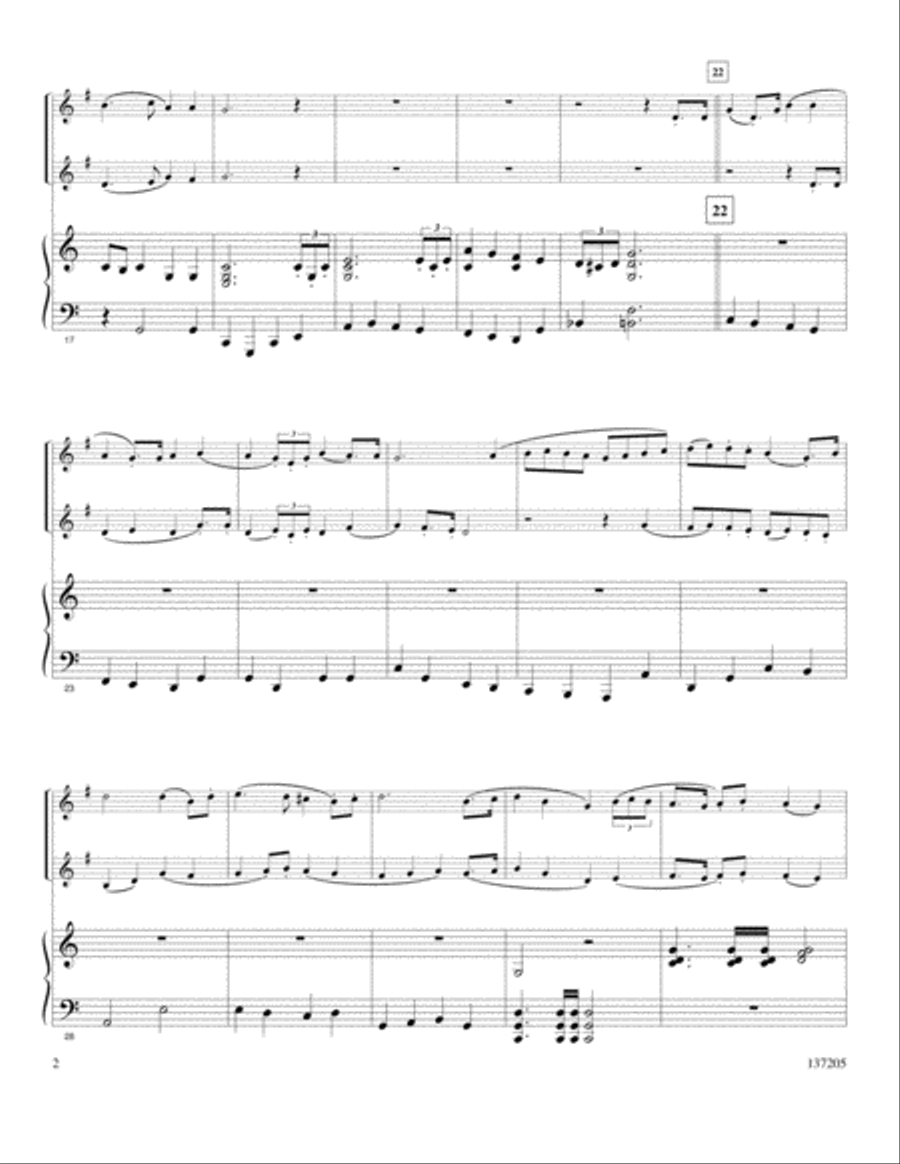 All Hail The Power... Brass Duet scores gallery preview page 2