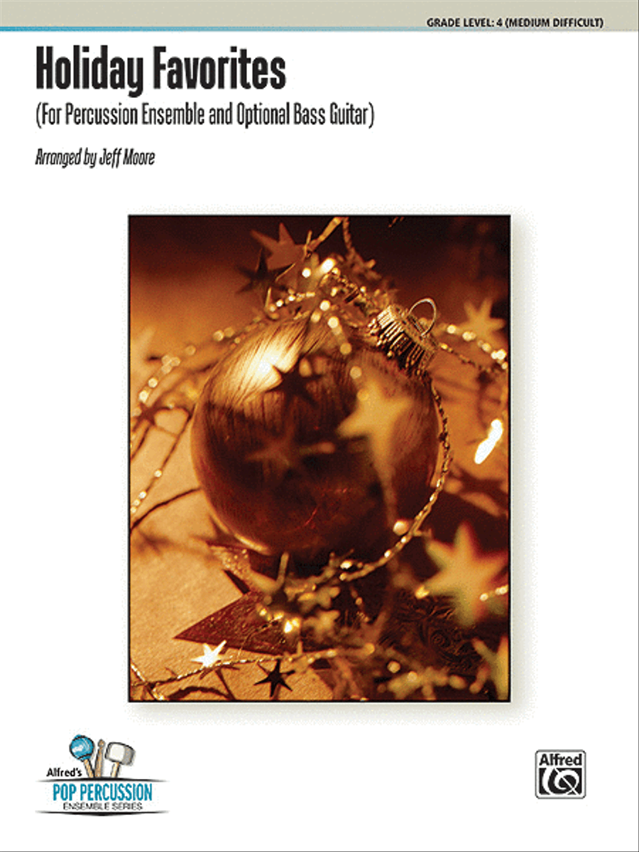 Holiday Favorites Holiday Favorites Percussion Ensemble scores gallery preview page 1