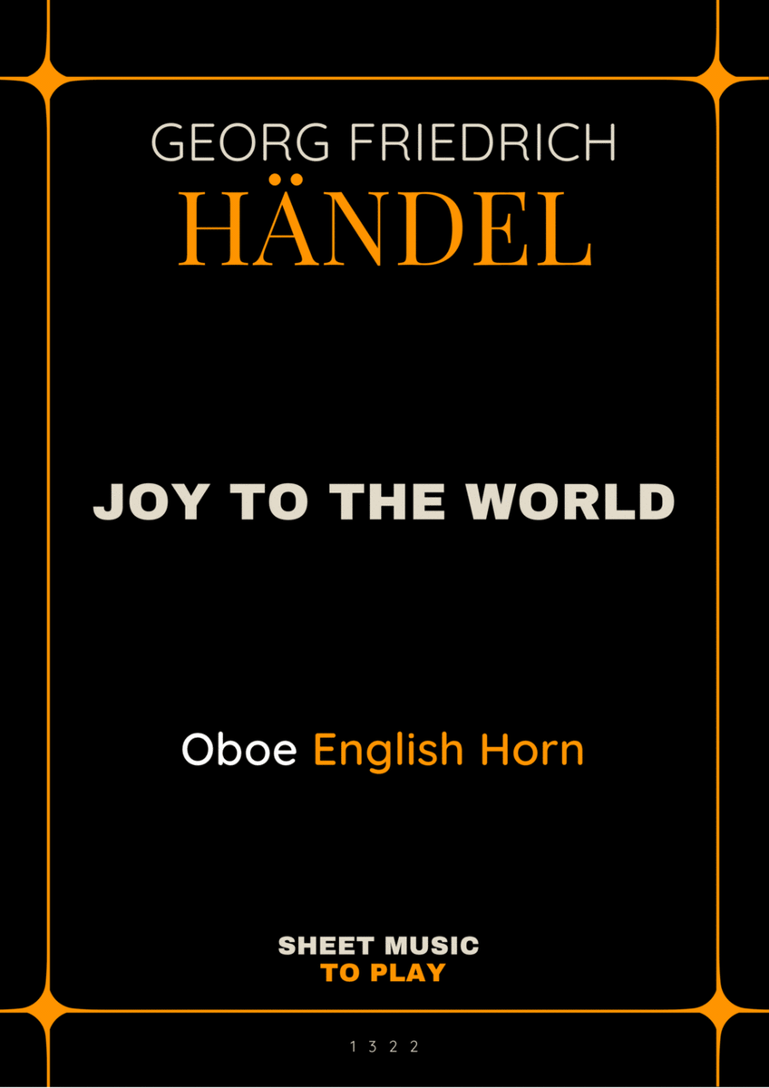 Joy To The World - Oboe and English Horn (Full Score and Parts) image number null