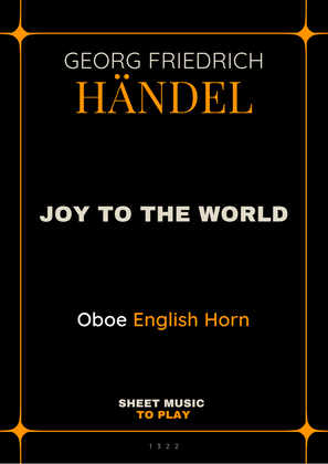 Joy To The World - Oboe and English Horn (Full Score and Parts)