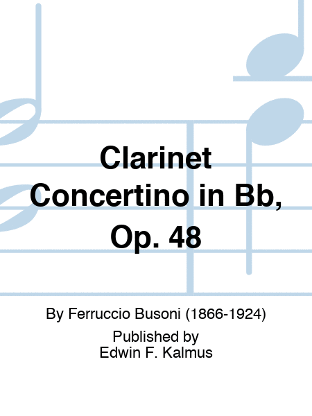 Clarinet Concertino in Bb, Op. 48