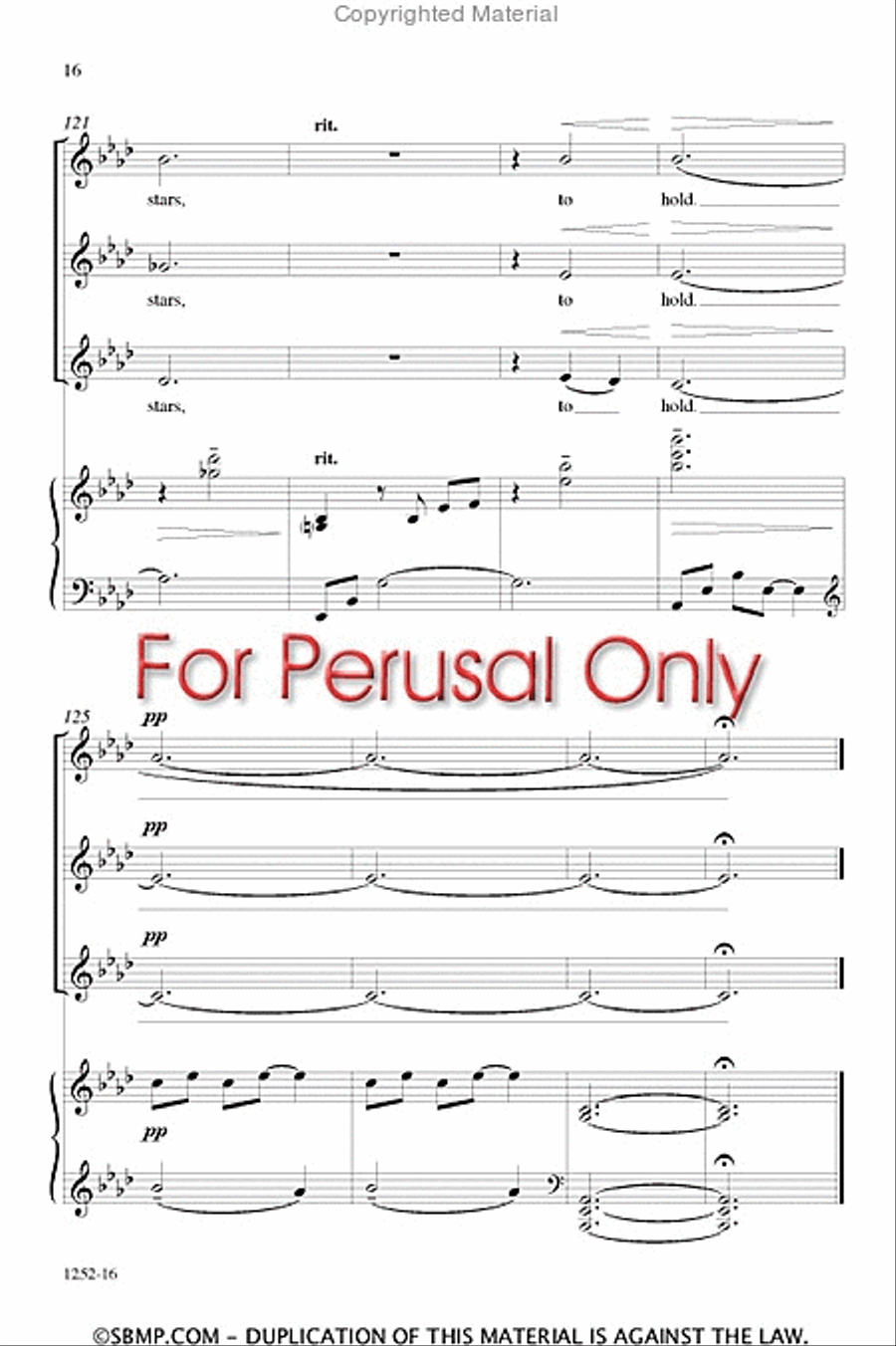 Give Me Your Stars to Hold - SSA Octavo SSA scores gallery preview page 15