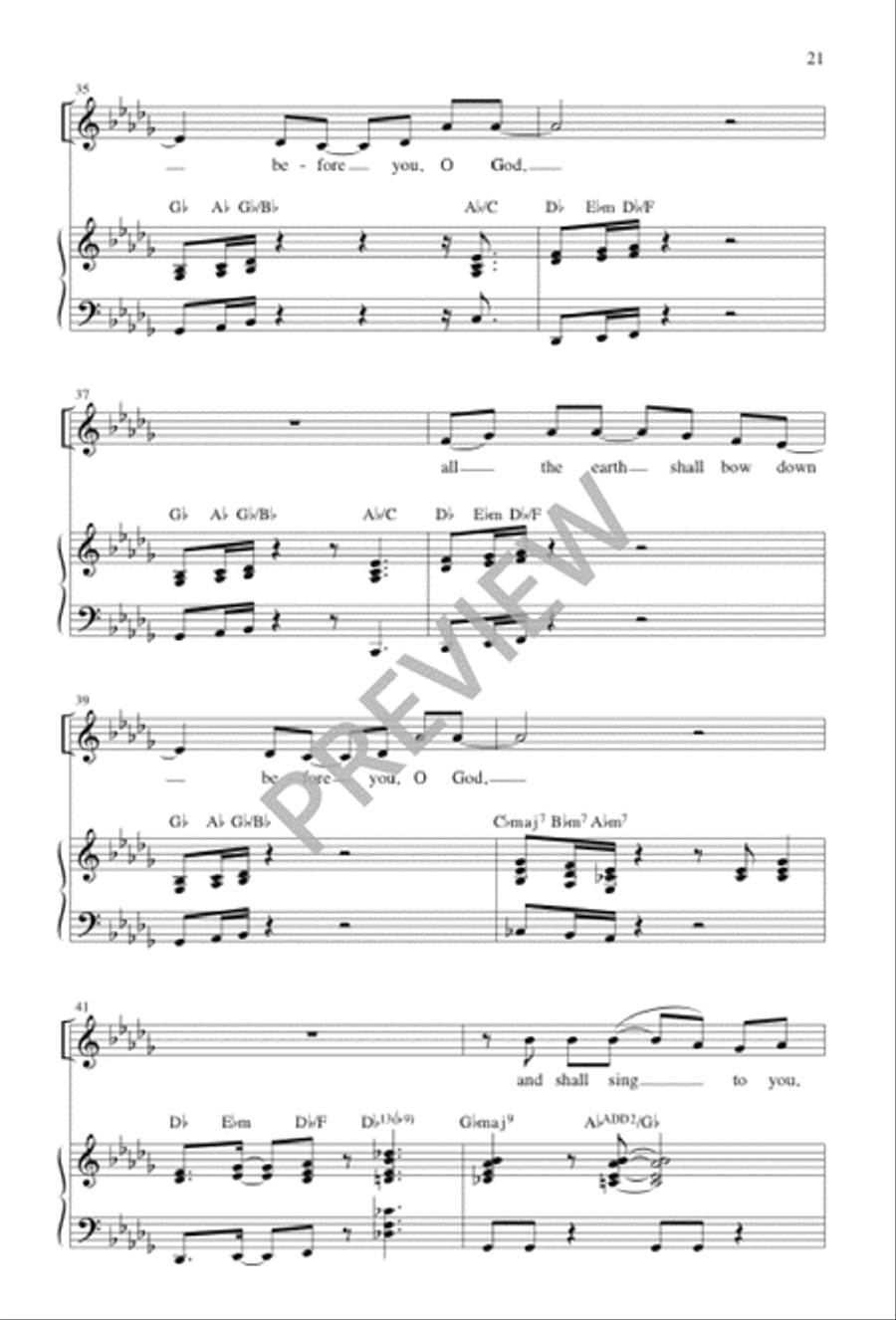 Honey from the Rock - Volume 1 4-Part scores gallery preview page 22