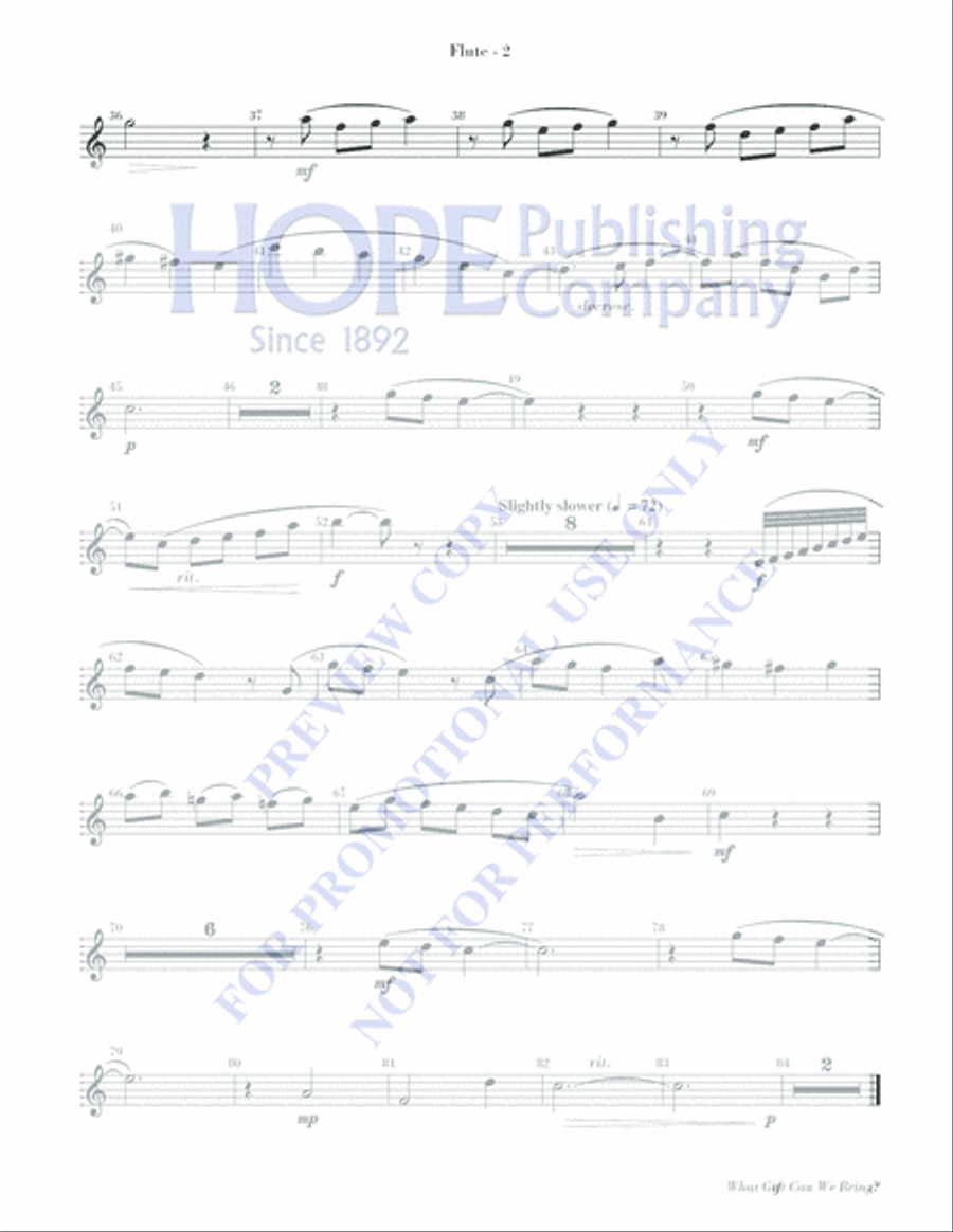 What Gift Can We Bring What Gift Can We Bring Piano scores gallery preview page 14