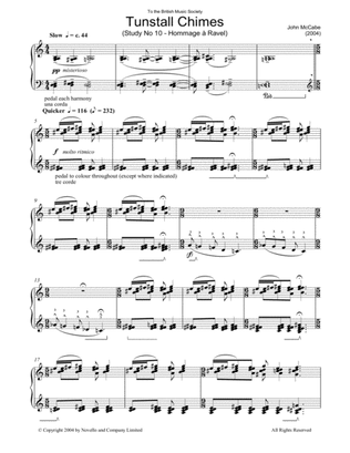 Tunstall Chimes, Study No. 10 - Hommage A Ravel