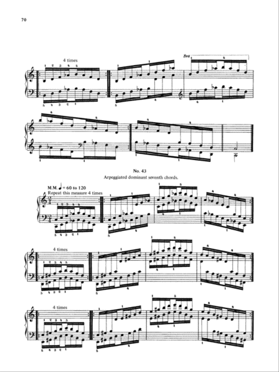 Hanon: The Virtuoso Pianist (Complete) Piano Solo scores gallery preview page 1