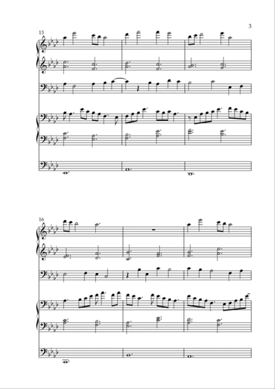 Pūt, vējiņi, Op. 235 (Organ Duet) by Vidas Pinkevicius