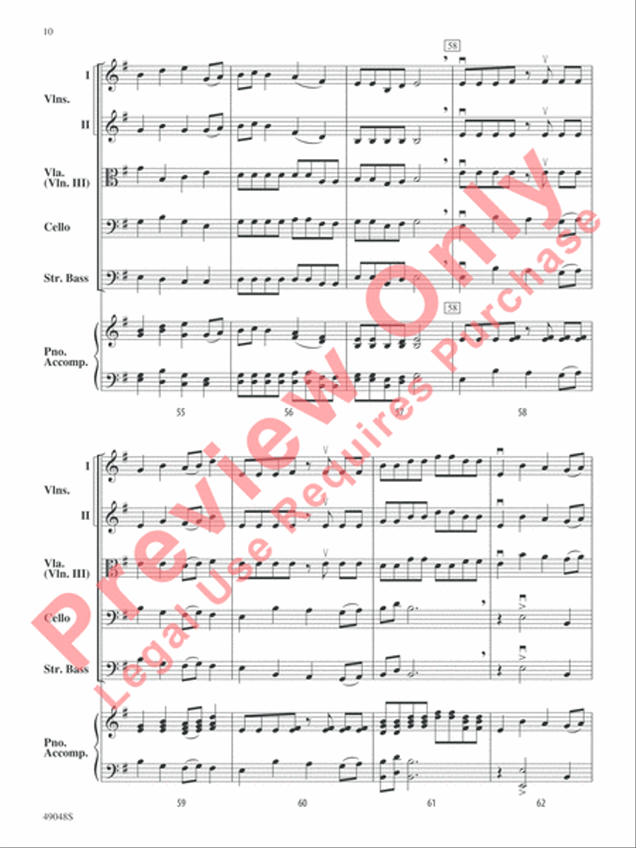 Anaconda String Orchestra scores gallery preview page 11