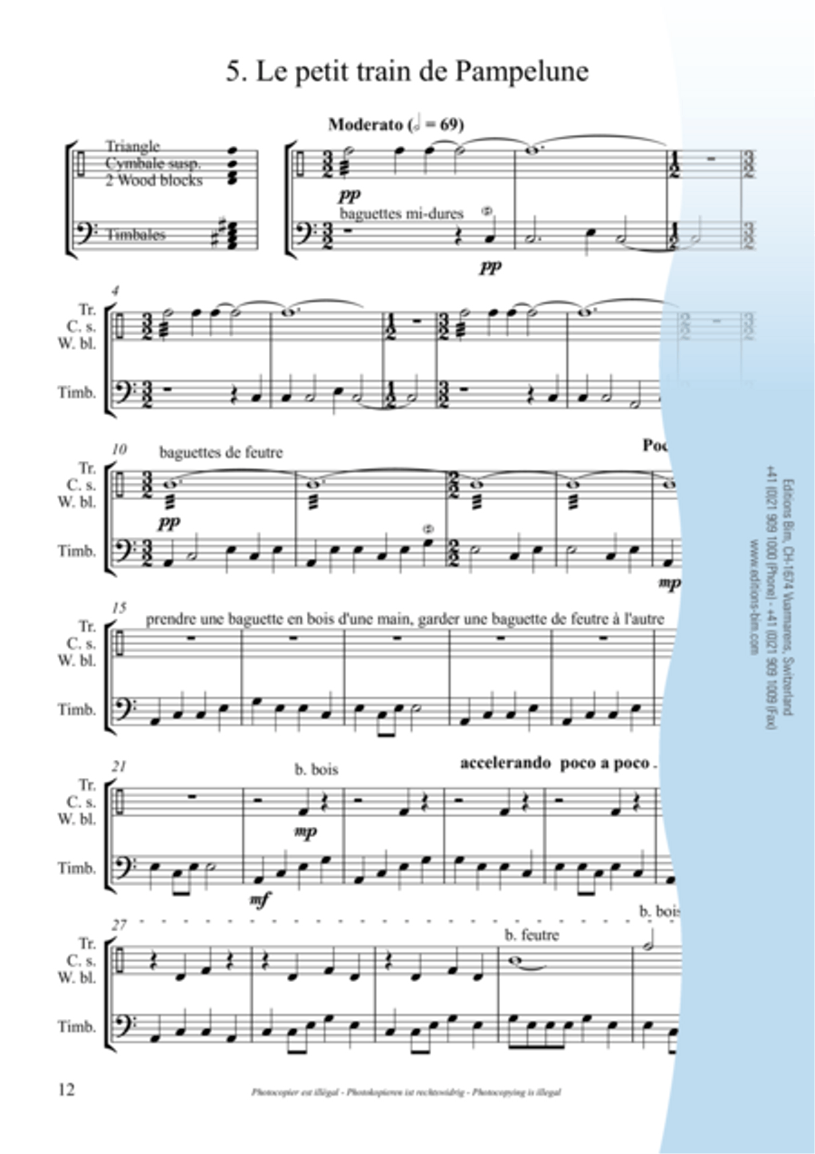 8 Escales 8 Escales Percussion scores gallery preview page 6