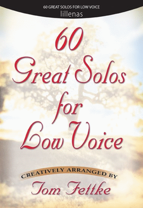 Book cover for 60 Great Solos for Low Voice