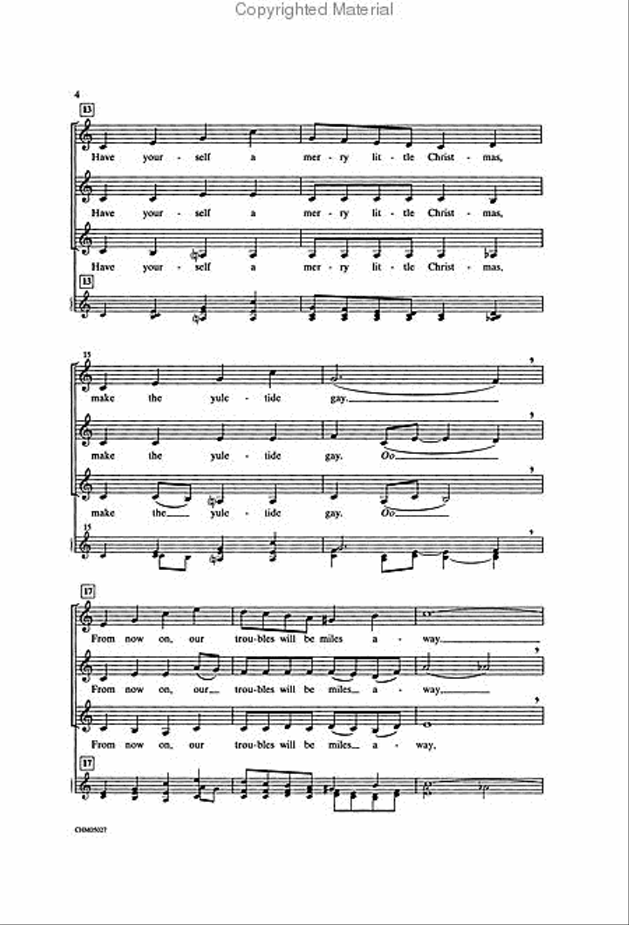 Have Yourself a Merry Little Christmas Women's Choir scores gallery preview page 10