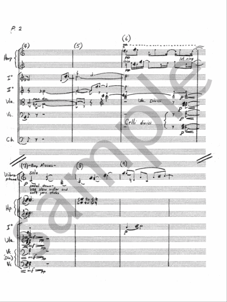Sea Shadows Sea Shadows Orchestra scores gallery preview page 3
