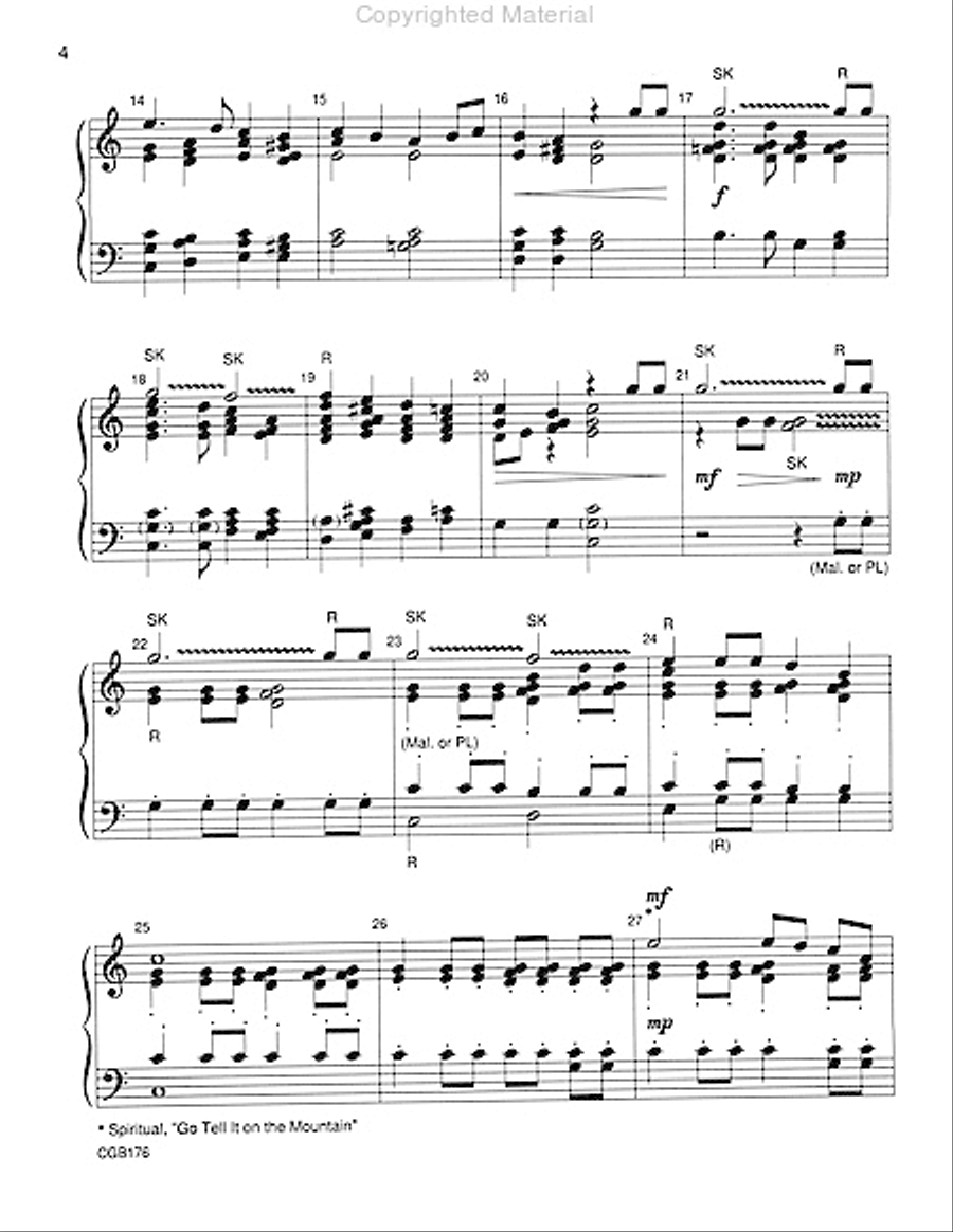 Song of the Angels Song of the Angels Handbell Choir scores gallery preview page 3