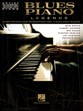 Book cover for Blues Piano Legends
