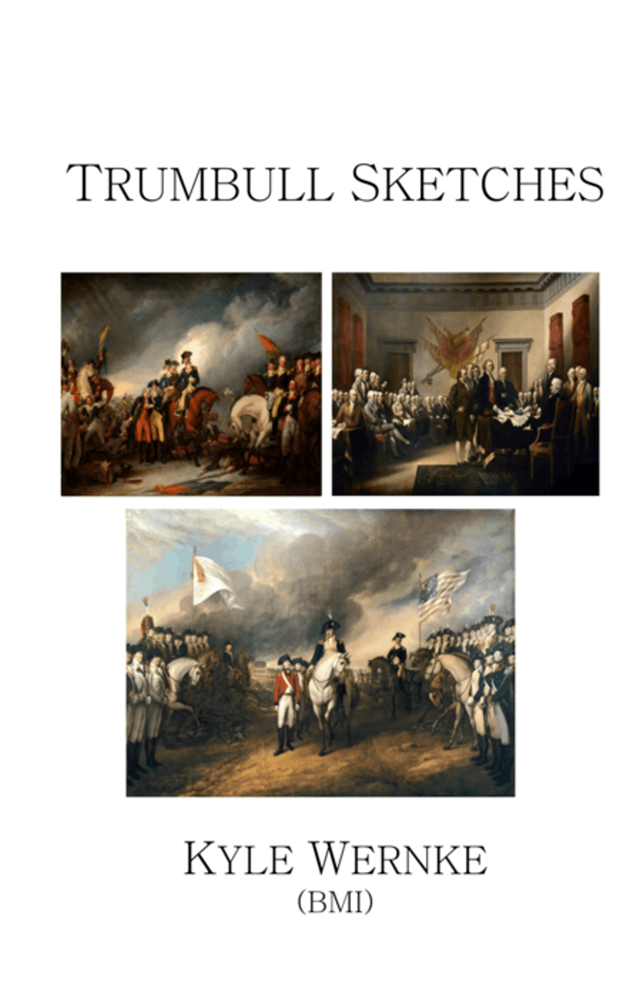 Trumbull Sketches Full Orchestra scores gallery preview page 1