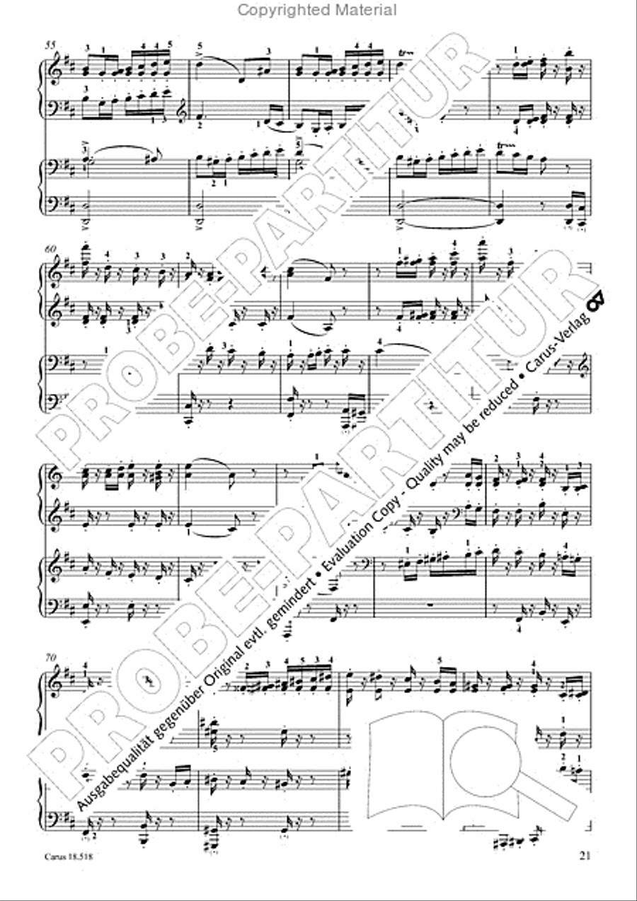 6 Pieces in the form of canons Piano scores gallery preview page 23
