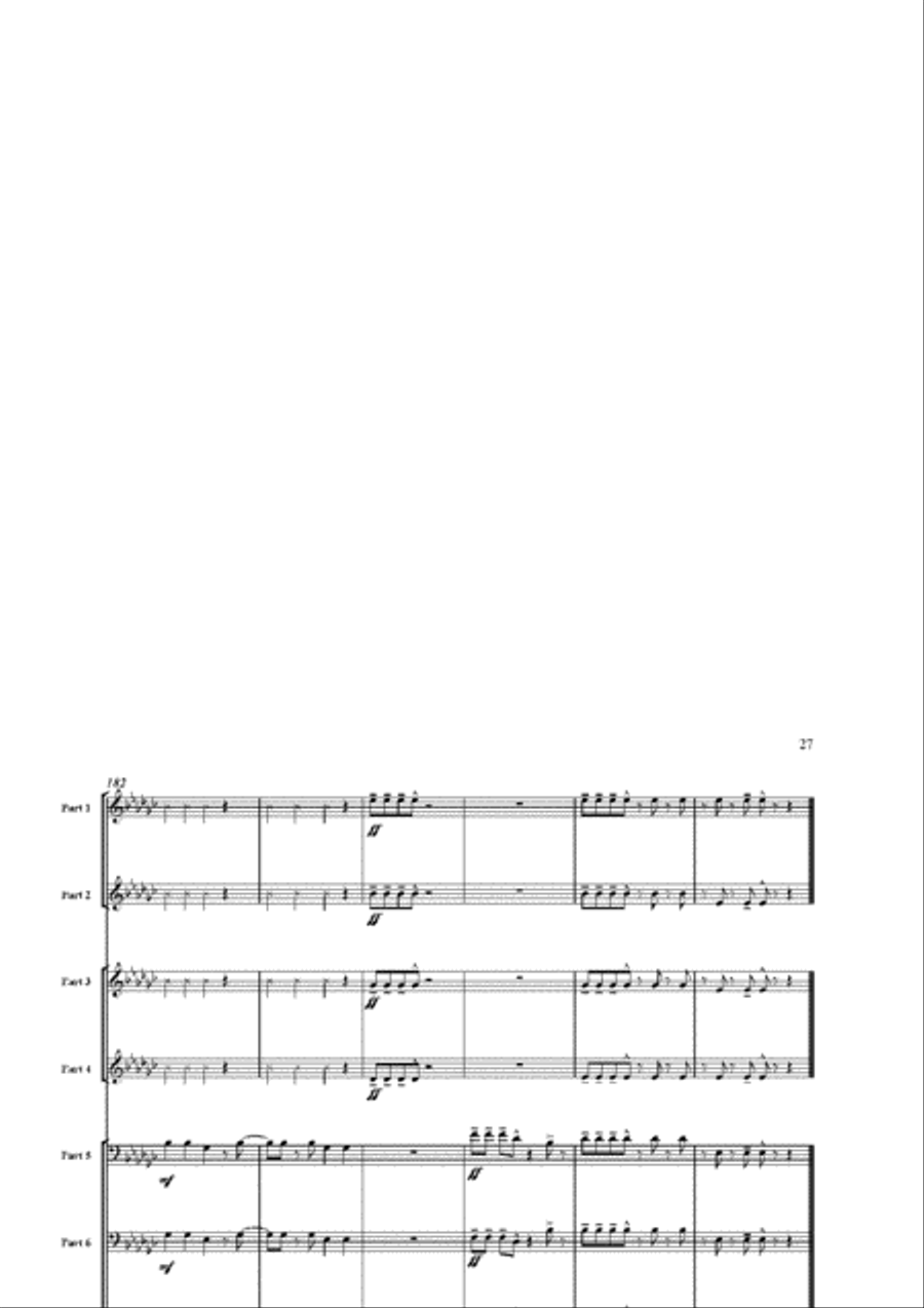 Bossa Nova Breakout! Bossa Nova Breakout! Fanfare Band scores gallery preview page 31