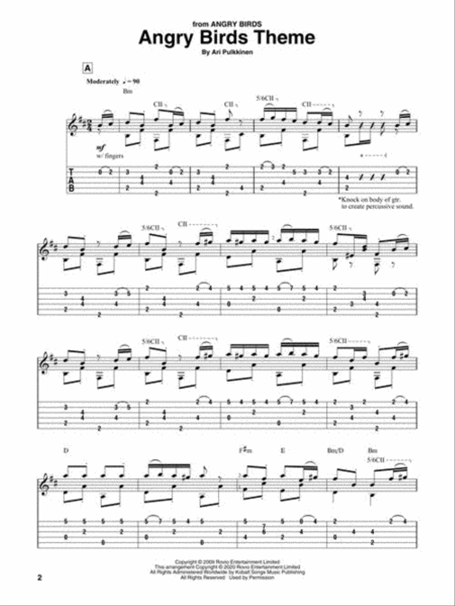 Video Game Music Video Game Music Guitar Tablature scores gallery preview page 4