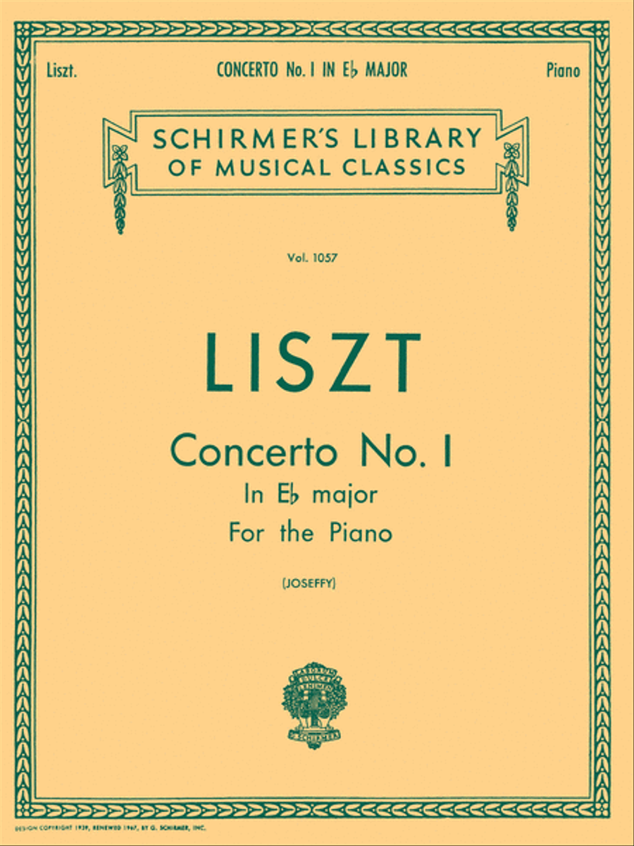Concerto No. 1 in Eb Piano scores gallery preview page 1