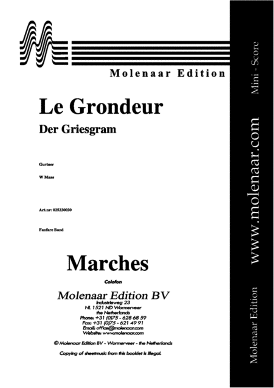 Le Grondeur Fanfare Band scores gallery preview page 2