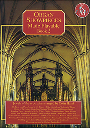 Book cover for Organ Showpieces Made Playable - Book 2