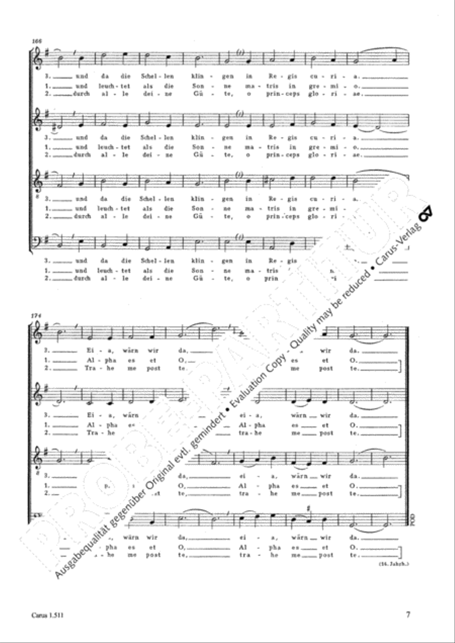 In dulci jubilo (Nun singet und seid froh) 4-Part scores gallery preview page 8