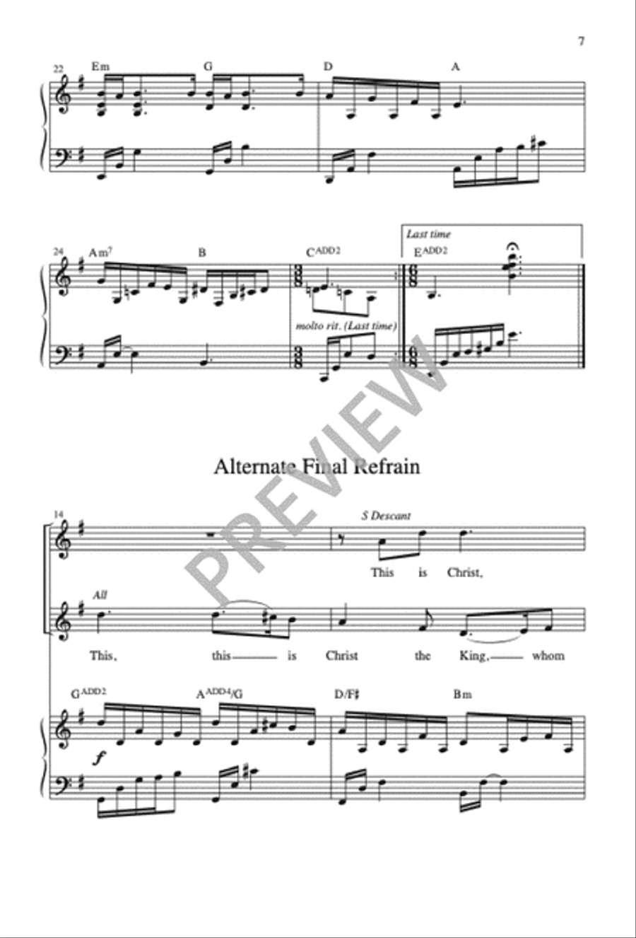 What Child Is This 3-Part scores gallery preview page 8