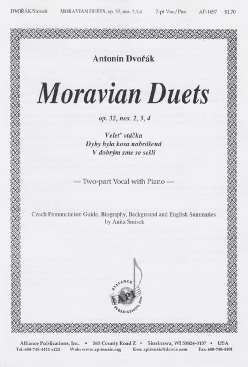 Moravian Duets, Op. 32, No. 2,3,4 image number null