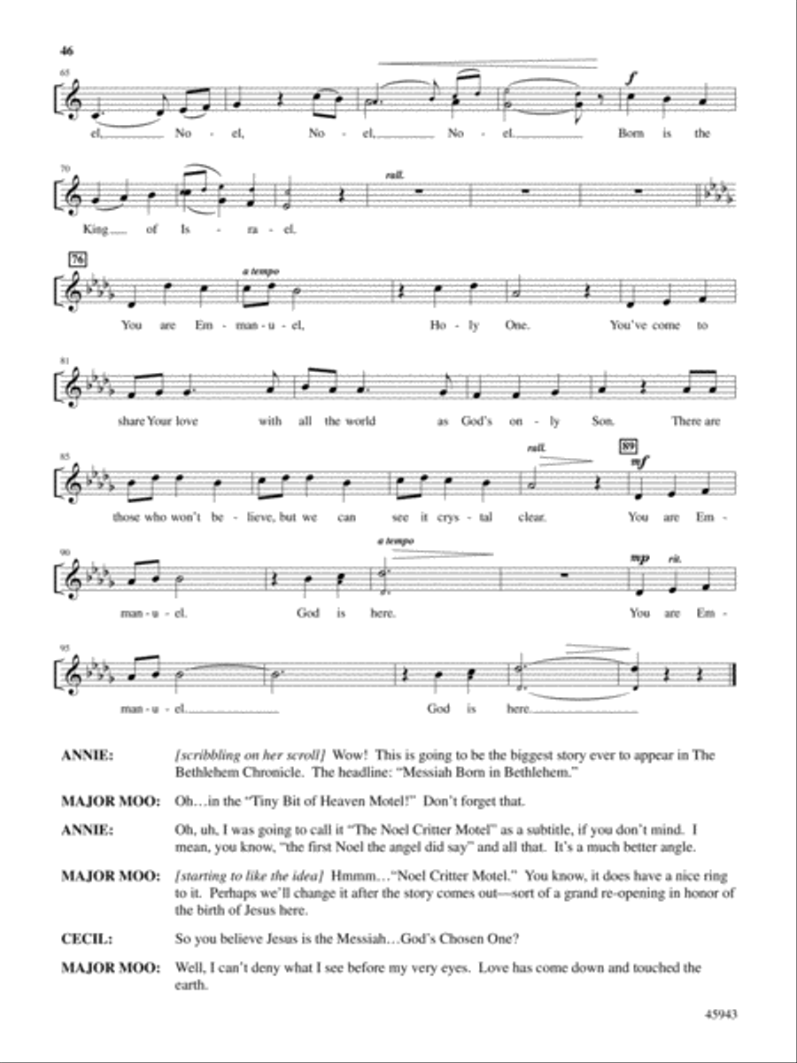 The Noel Critter Motel Choir scores gallery preview page 46