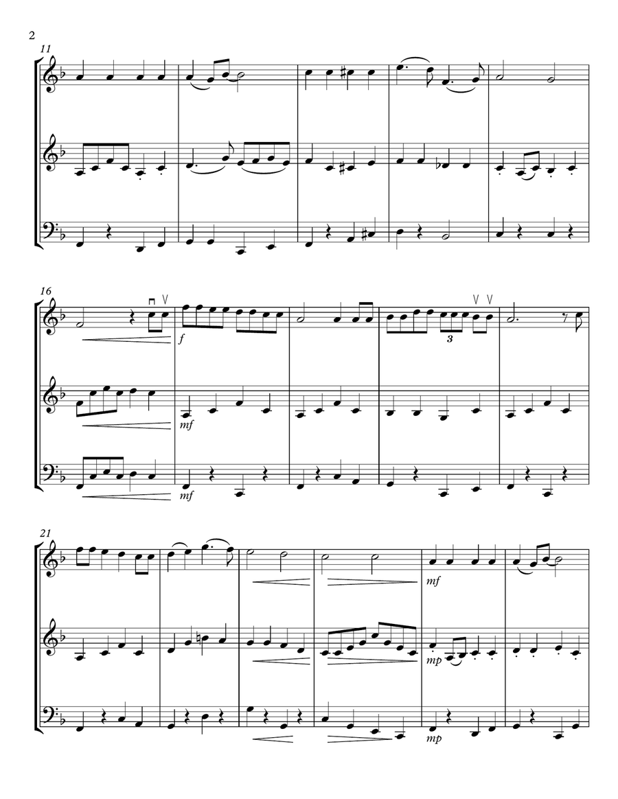 Sympathique String Trio scores gallery preview page 2