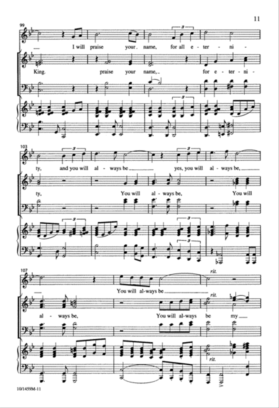 Blessed Jesus Divisi scores gallery preview page 11