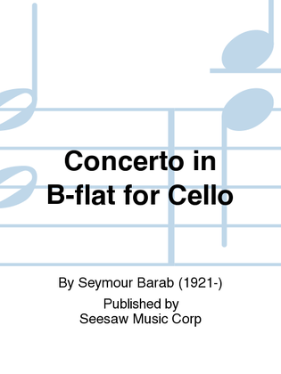 Concerto in B-flat for Cello